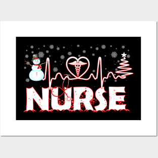 Nurse Christmas Costume Gift Ugly Chrismas Costume For Nurse Posters and Art